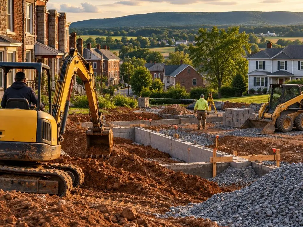 Foundation Excavation in Allentown, PA
